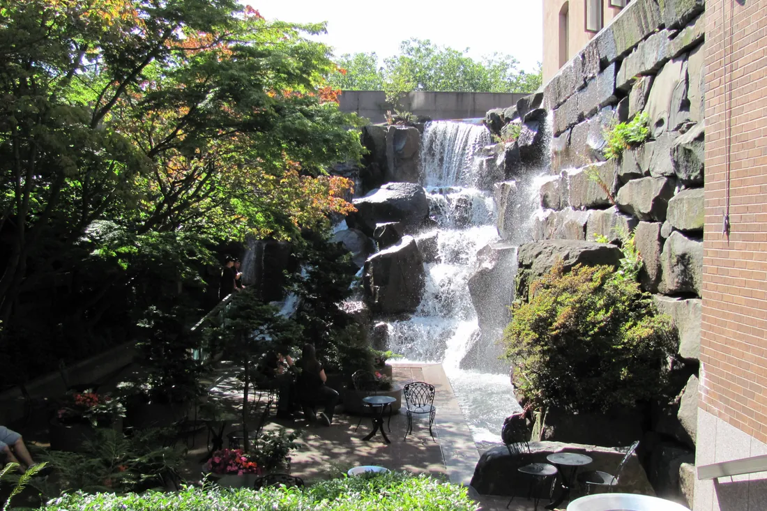Waterfall Park near Pioneer Square