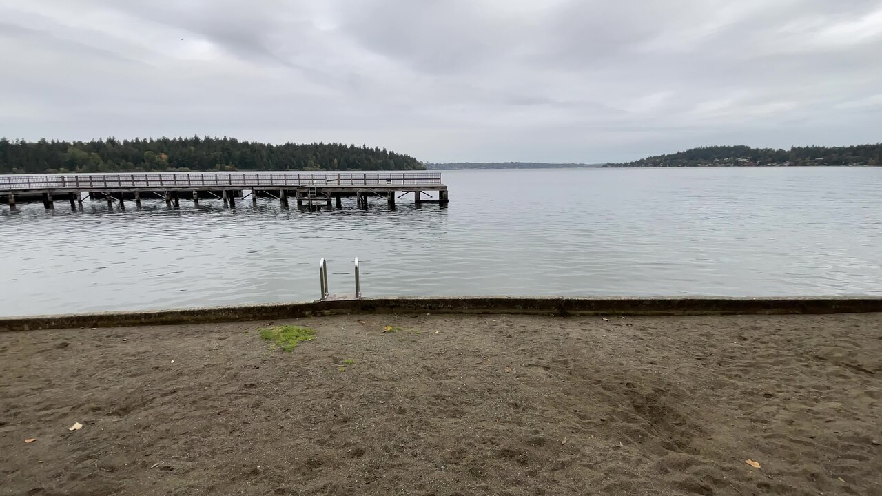 Lake Washington from Groveland Beach Park